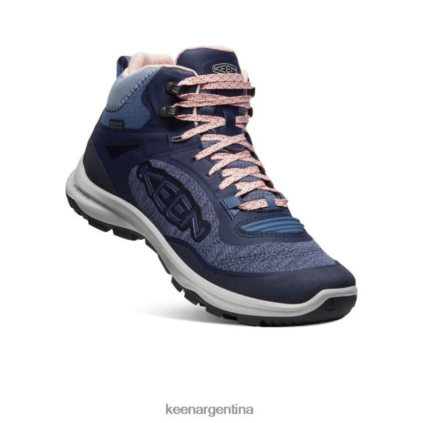 índigo vintage/melocotón calzado KEEN bota impermeable terradora flex T0822B582 mujer - Imagen 3