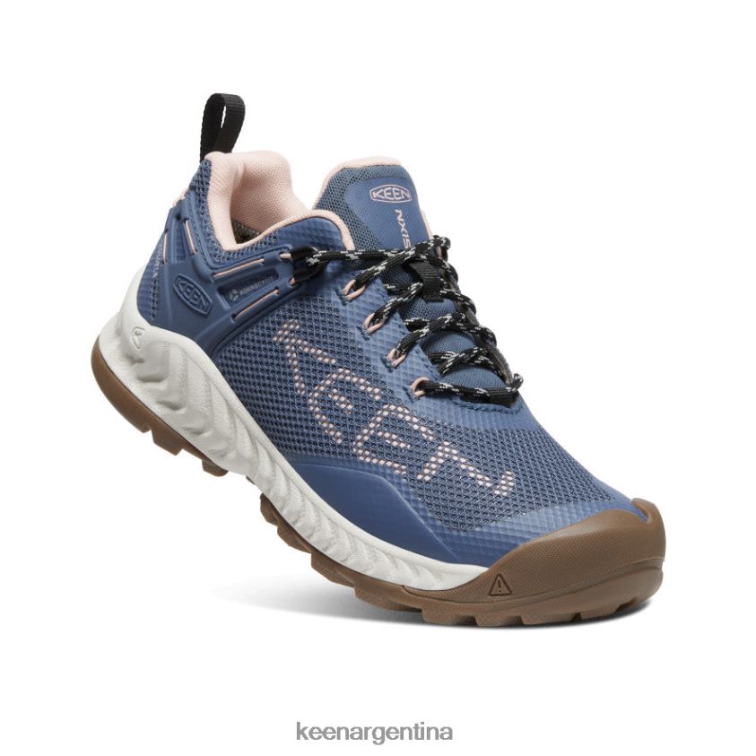 índigo vintage/melocotón calzado KEEN zapato impermeable nxis evo T0822B476 mujer - Imagen 3