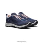 índigo vintage/melocotón calzado KEEN zapato impermeable terradora flex T0822B604 mujer - Imagen 2
