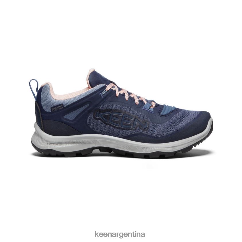 índigo vintage/melocotón calzado KEEN zapato impermeable terradora flex T0822B604 mujer - Imagen 1