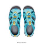 ipanema/azul fiordo calzado KEEN seacamp ii cnx T0822B797 niños grandes - Imagen 4
