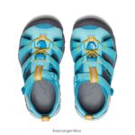 ipanema/azul fiordo calzado KEEN seacamp ii cnx T0822B856 pequeños niños - Imagen 4