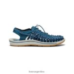 iris azul legión/negro calzado KEEN uneek T0822B519 mujer
