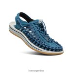 iris azul legión/negro calzado KEEN uneek T0822B519 mujer - Imagen 3