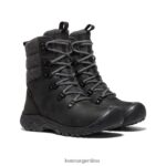 lana negra/negra calzado KEEN bota impermeable greta T0822B691 mujer - Imagen 2