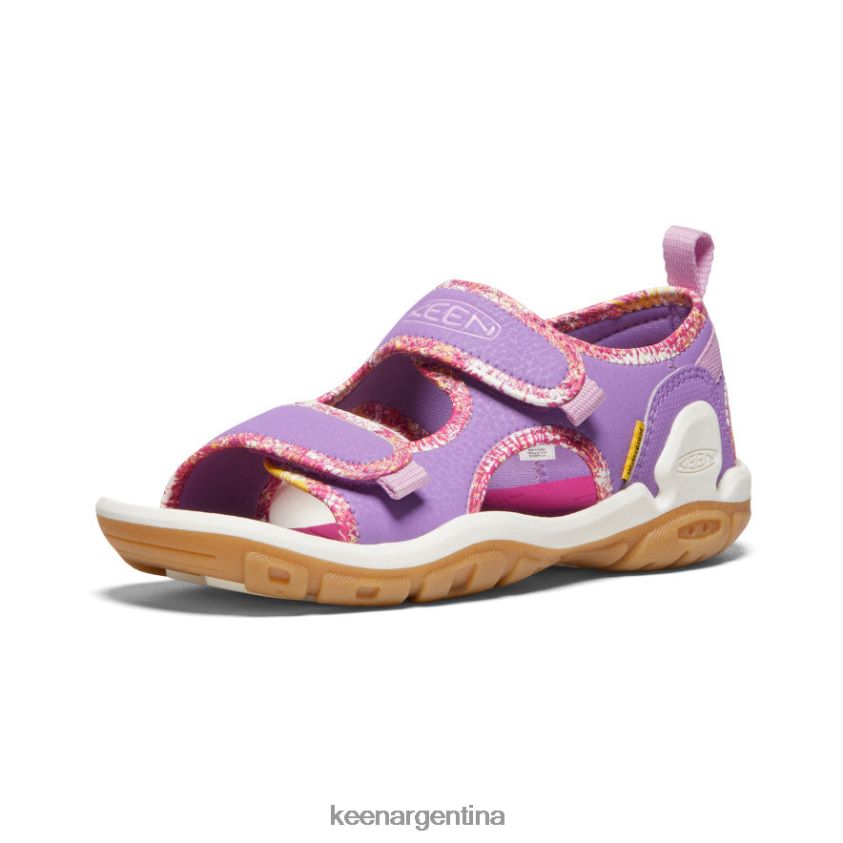 lavanda inglesa/fucsia festival calzado KEEN Knotch Creek con puntera abierta T0822B887 niños grandes - Imagen 3