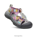 lila/raya calzado KEEN venecia h2 T0822B964 pequeños niños - Imagen 3