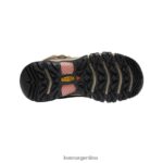 lobo de madera/polvo de ladrillo calzado KEEN bota impermeable ridge flex T0822B573 mujer - Imagen 4