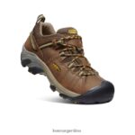 marrón cascada/amarillo dorado calzado KEEN targhee ii impermeable ancho T0822B294 hombres - Imagen 3