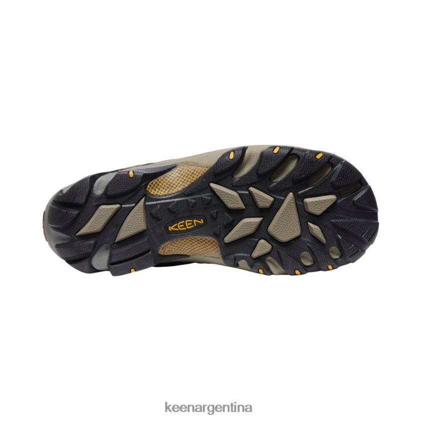 marrón cascada/amarillo dorado calzado KEEN targhee ii impermeable ancho T0822B294 hombres - Imagen 4
