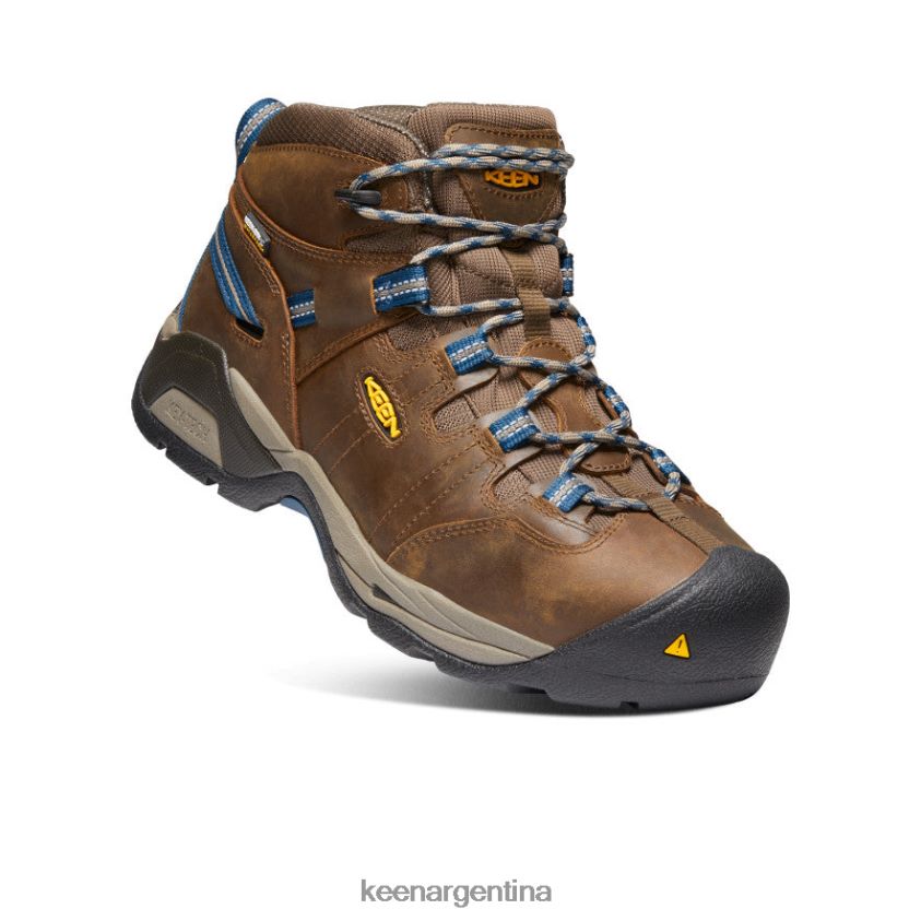marrón cascada/azul orión calzado KEEN Bota impermeable detroit xt (puntera de acero) T0822B244 hombres - Imagen 3