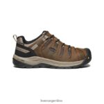 marrón cascada/azul orión calzado KEEN pedernal ii impermeable (puntera de acero) T0822B280 hombres