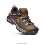 marrón cascada/gárgola calzado KEEN detroit xt esd (puntera de acero) T0822B201 hombres - Imagen 3