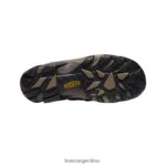 marrón cascada/ladrillo cocido calzado KEEN Lansing bajo (puntera de acero) T0822B302 hombres - Imagen 4