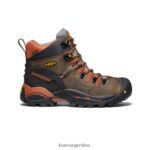 marrón cascada/marrón bombay calzado KEEN pittsburgh 6" T0822B176 hombres