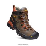 marrón cascada/marrón bombay calzado KEEN pittsburgh 6" T0822B176 hombres - Imagen 3