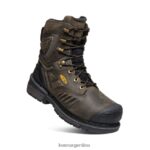 marrón cascada/negro calzado KEEN filadelfia 8" T0822B366 hombres - Imagen 3