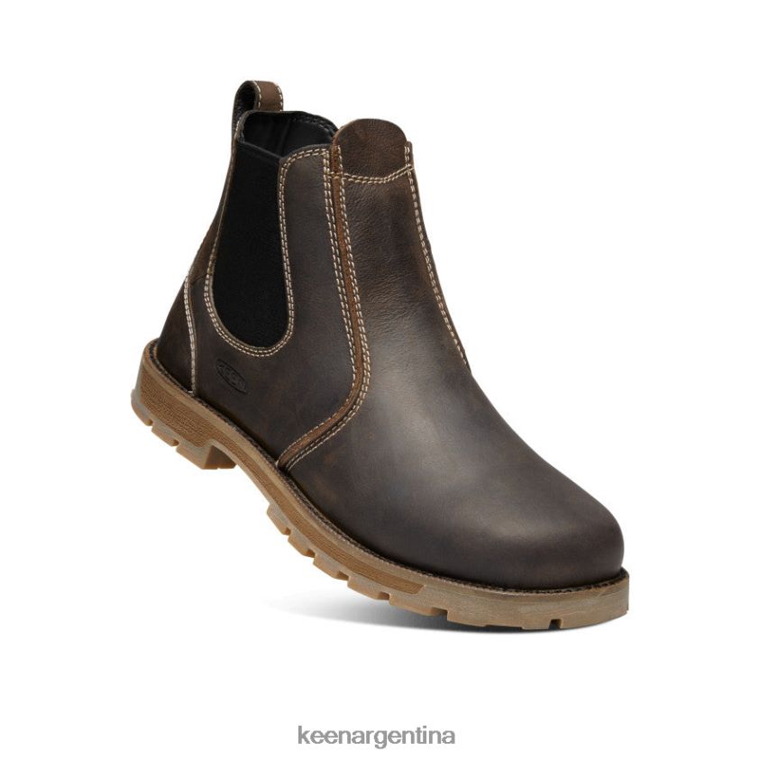 marrón cascada/negro calzado KEEN seattle romeo (dedo blando) T0822B306 hombres - Imagen 3