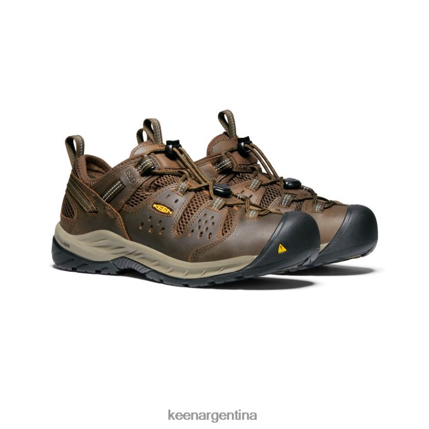 marrón cascada/noche del bosque calzado KEEN atlanta cool ii esd (puntera blanda) T0822B241 hombres - Imagen 2