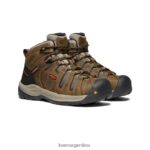 marrón cascada/ocre quemado calzado KEEN Bota Flint II (punta blanda) T0822B189 hombres - Imagen 2