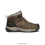 marrón cascada/varilla dorada calzado KEEN Bota Flint II (puntera de acero) T0822B185 hombres