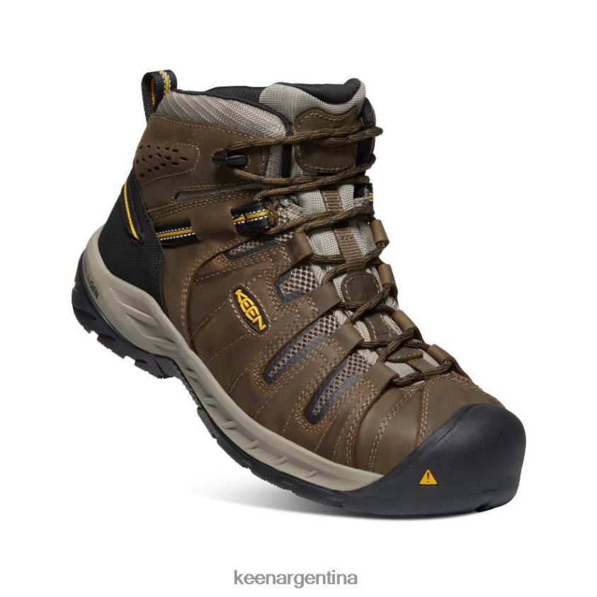 marrón cascada/varilla dorada calzado KEEN Bota Flint II (puntera de acero) T0822B185 hombres - Imagen 3