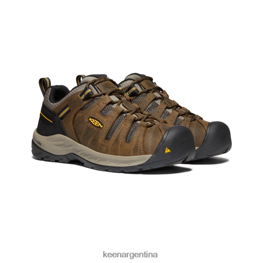 marrón cascada/varilla dorada calzado KEEN pedernal ii (dedo blando) T0822B180 hombres - Imagen 2