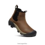 marrón vegetal/negro calzado KEEN targhee ii chelsea T0822B394 hombres - Imagen 3