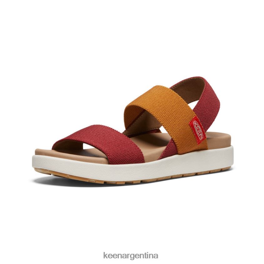 merlot/abedul calzado KEEN sandalia elle con tira trasera T0822B416 mujer - Imagen 3