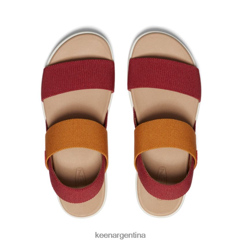 merlot/abedul calzado KEEN sandalia elle con tira trasera T0822B416 mujer - Imagen 4