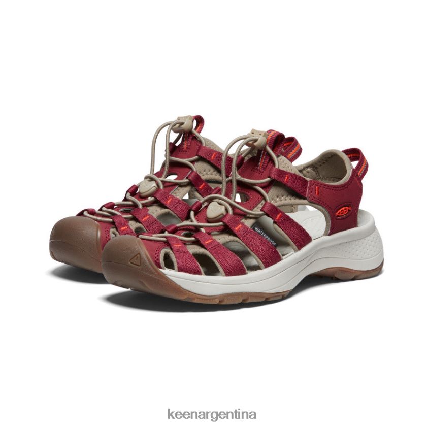 merlot/ibis escarlata calzado KEEN sandalia astoria oeste T0822B552 mujer - Imagen 2