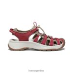 merlot/ibis escarlata calzado KEEN sandalia astoria oeste T0822B552 mujer
