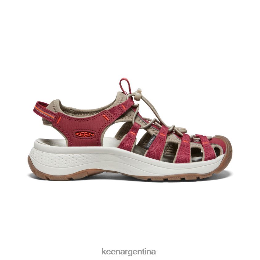 merlot/ibis escarlata calzado KEEN sandalia astoria oeste T0822B552 mujer - Imagen 1