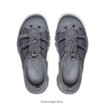 monocromo/gris acero calzado KEEN newport h2 T0822B47 hombres - Imagen 4