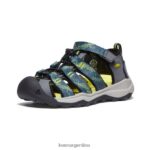 musgo marino/gris acero calzado KEEN newport neo h2 T0822B839 pequeños niños - Imagen 3