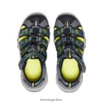 musgo marino/gris acero calzado KEEN newport neo h2 T0822B839 pequeños niños - Imagen 4