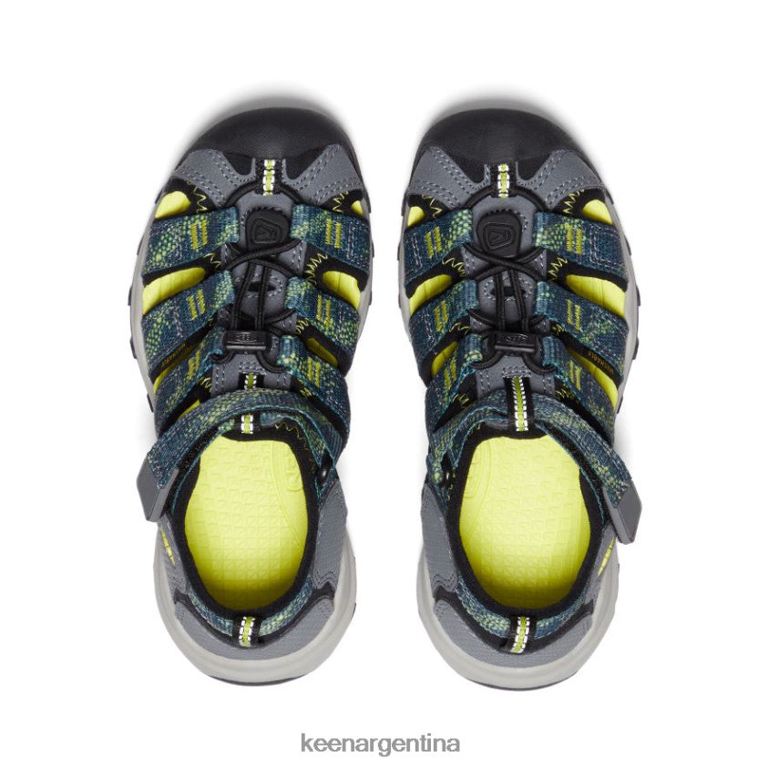 musgo marino/gris acero calzado KEEN newport neo h2 T0822B839 pequeños niños - Imagen 4