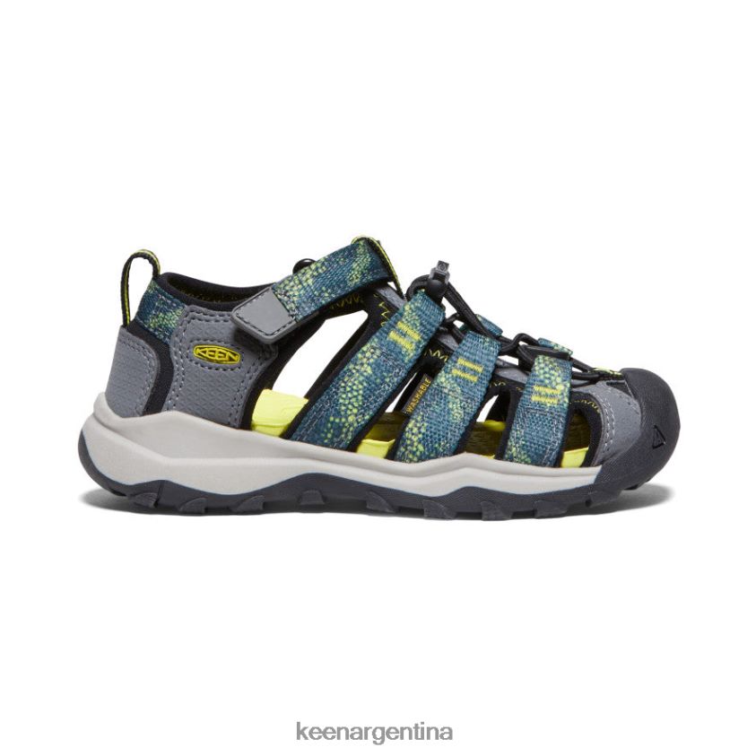 musgo marino/gris acero calzado KEEN newport neo h2 T0822B839 pequeños niños - Imagen 1