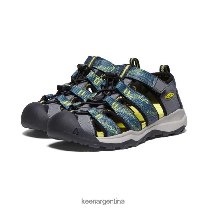 musgo marino/gris acero calzado KEEN newport neo h2 T0822B969 niños grandes - Imagen 2