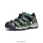 musgo marino/gris acero calzado KEEN newport neo h2 T0822B969 niños grandes - Imagen 3