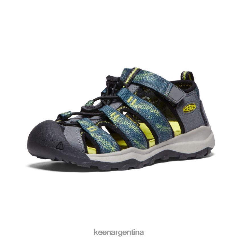 musgo marino/gris acero calzado KEEN newport neo h2 T0822B969 niños grandes - Imagen 3