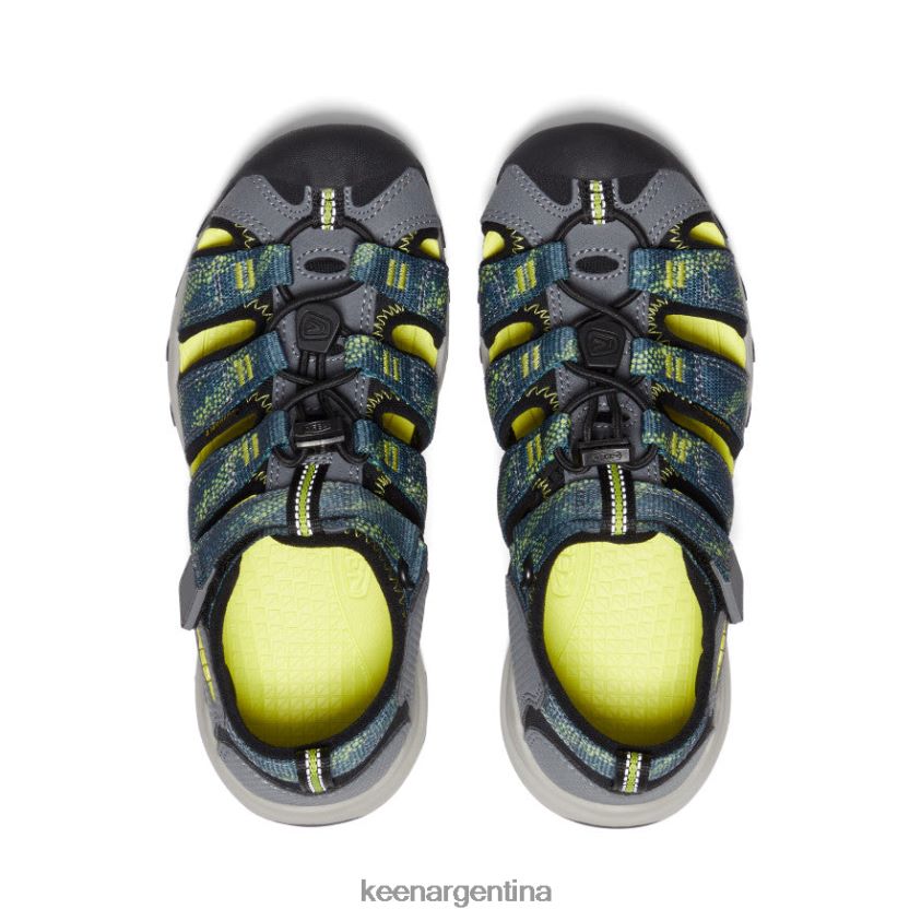 musgo marino/gris acero calzado KEEN newport neo h2 T0822B969 niños grandes - Imagen 4