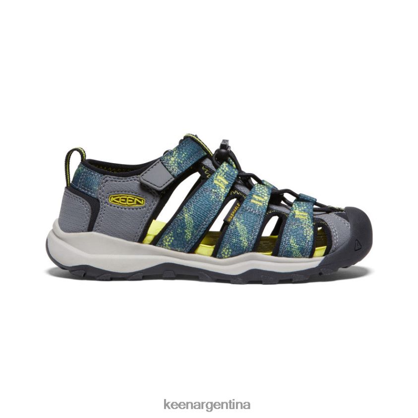 musgo marino/gris acero calzado KEEN newport neo h2 T0822B969 niños grandes - Imagen 1