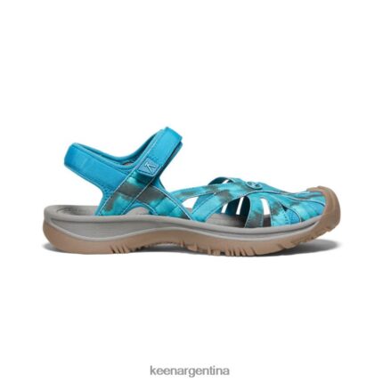 musgo marino/teñido anudado calzado KEEN sandalia rosa T0822B568 mujer