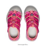 muy baya/coral fusión calzado KEEN newport h2 T0822B765 niños grandes - Imagen 4