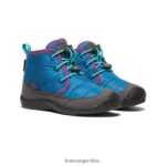 mykonos azul/atlantis calzado KEEN chukka impermeable howser ii T0822B998 pequeños niños - Imagen 2