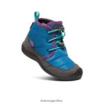 mykonos azul/atlantis calzado KEEN chukka impermeable howser ii T0822B998 pequeños niños - Imagen 3