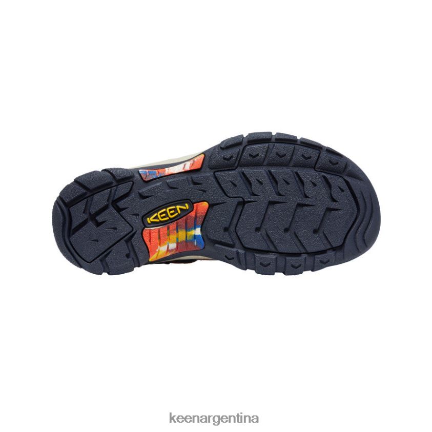 naranja maravilloso/azul marino calzado KEEN newport x al aire libre afro T0822B85 hombres - Imagen 4