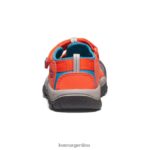 naranja seguridad/azul fiordo calzado KEEN newport h2 T0822B738 pequeños niños - Imagen 5