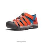 naranja seguridad/azul fiordo calzado KEEN newport h2 T0822B756 niños grandes - Imagen 3